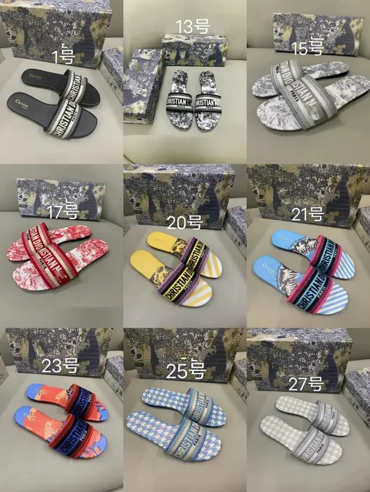 Dior slippers( 36 + styles)