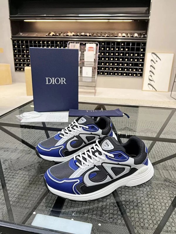 Dior B30 Black White Mesh Shoes