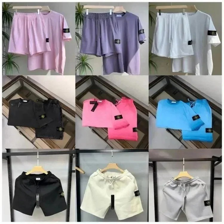  Stone Island Summer short-sleeved T-shirt shorts