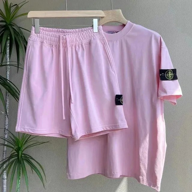  Stone Island Summer short-sleeved T-shirt shorts