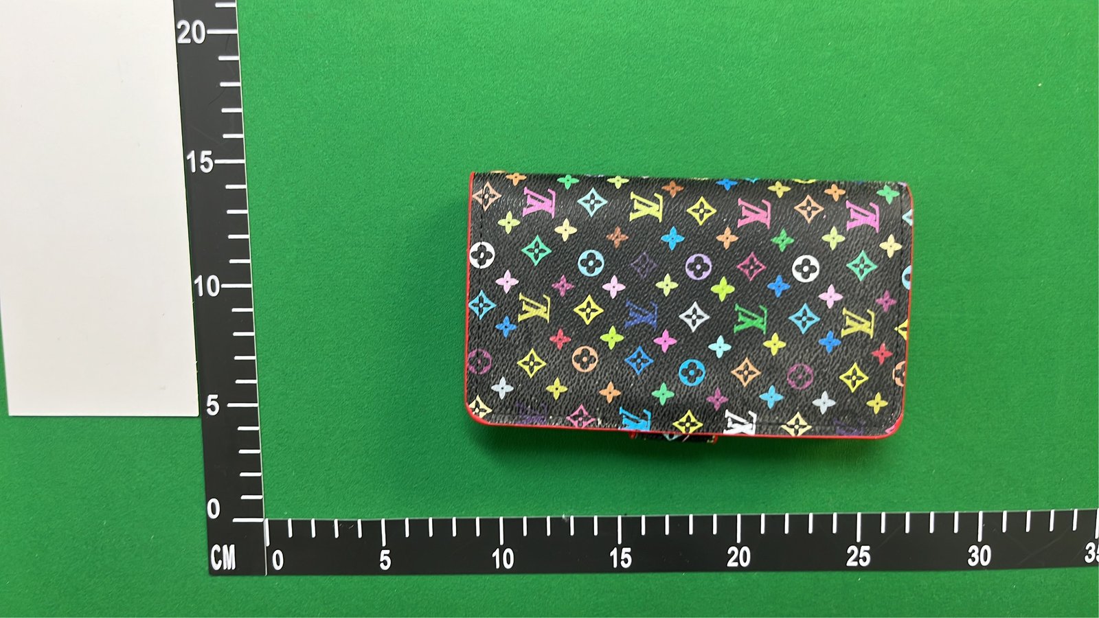  Louis Vuitton Monogram Canvas Wallet with LV Logo