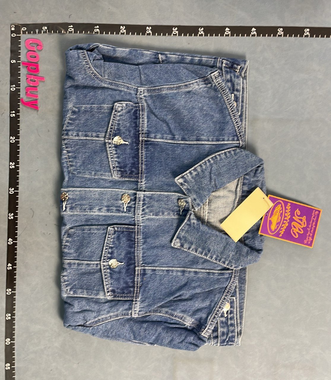 DenimGems Vintage Denim Jacket and Jeans Set for Women