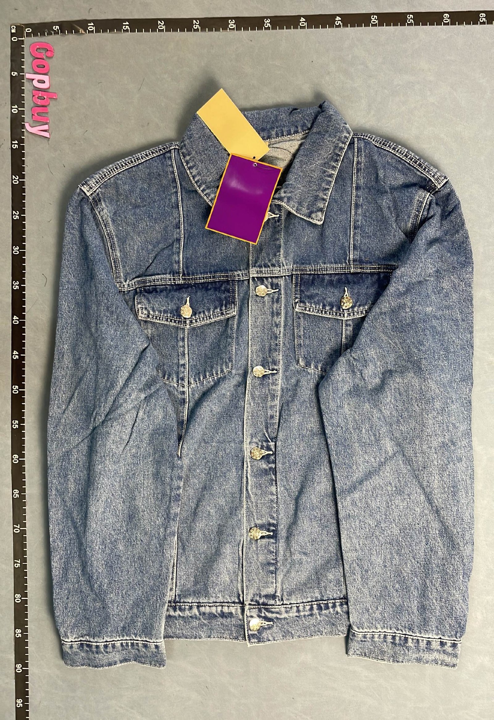 DenimGems Vintage Denim Jacket and Jeans Set for Women