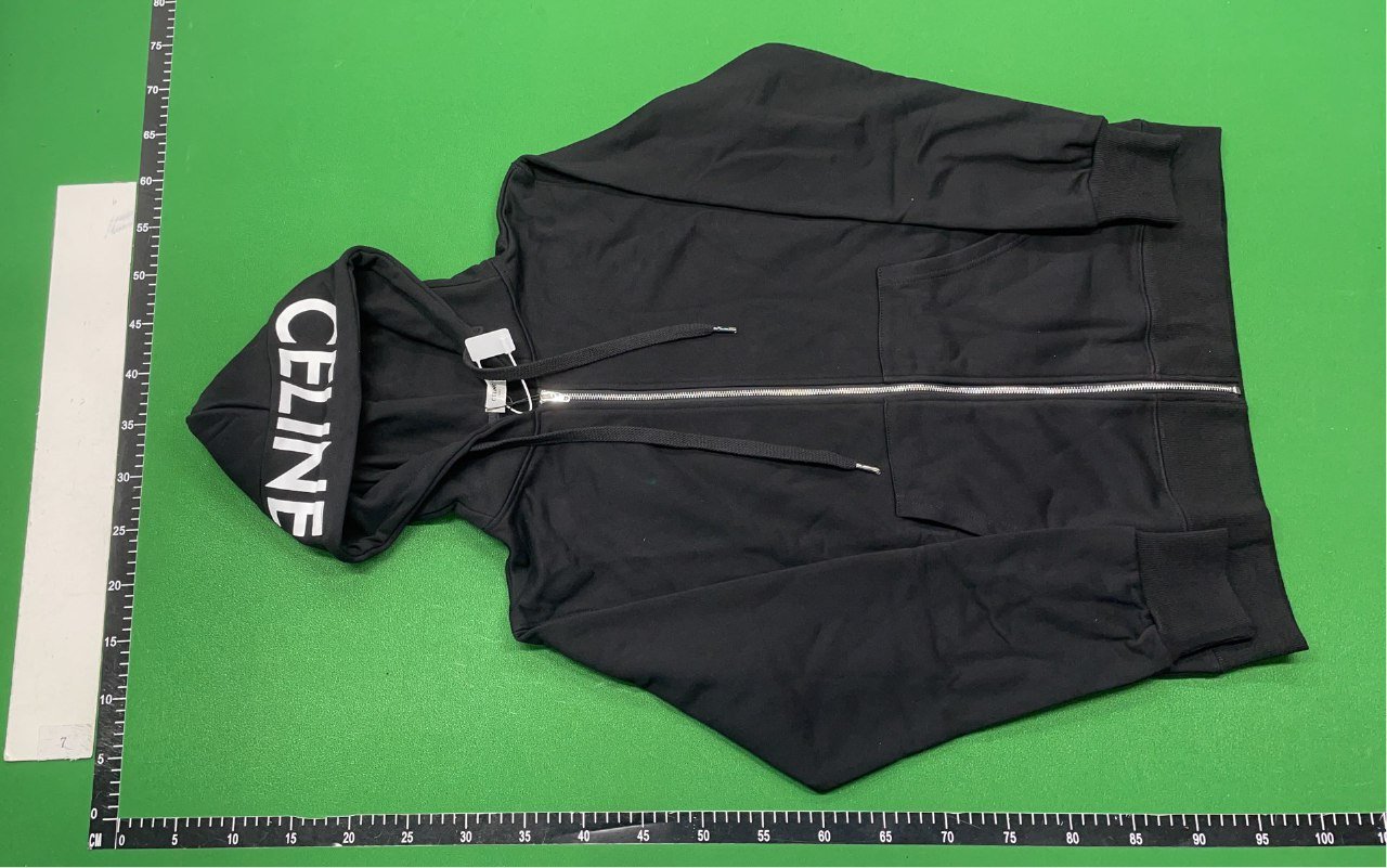 Black Zip-Up Hoodie with CEL Logo - JimoFactory