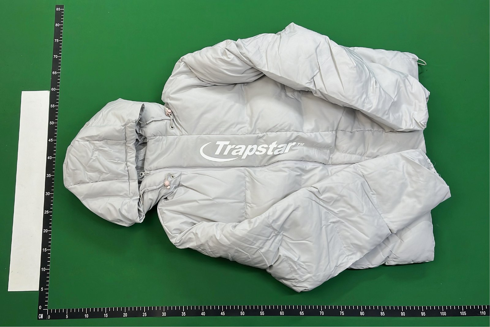 Moncler White Down Jacket with Hood