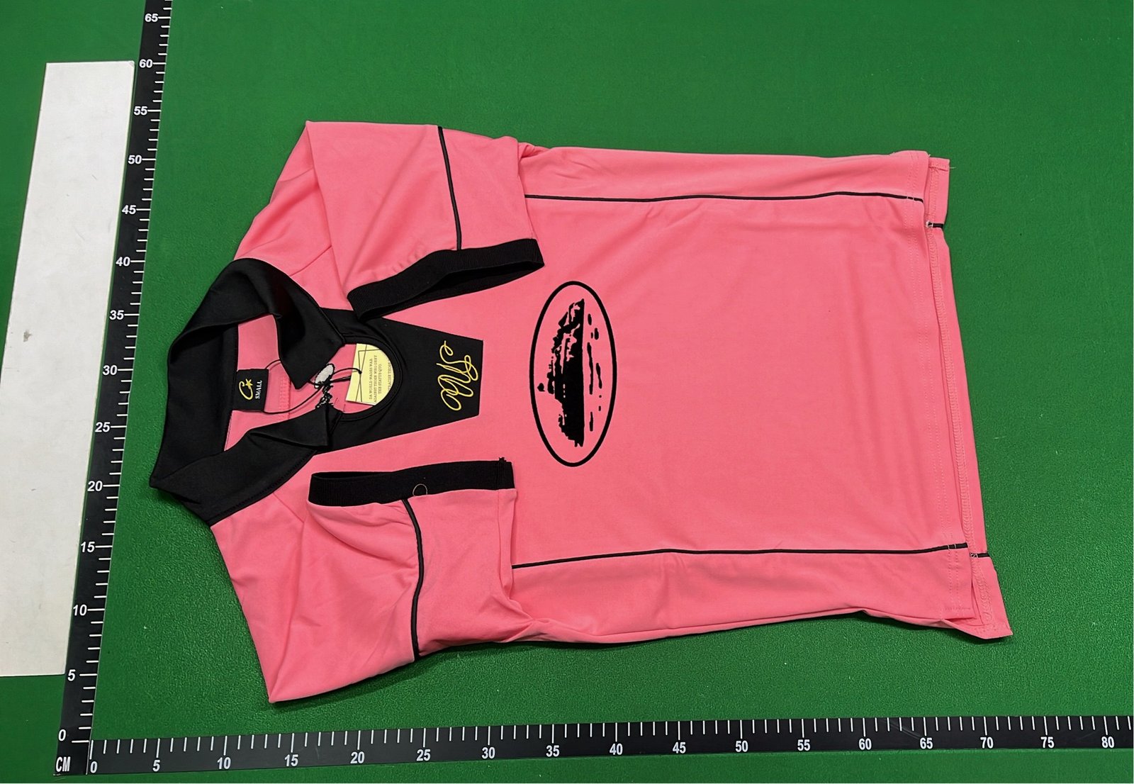 US Polo T-Shirt for Men - Pink and Black with Embroidered Logo