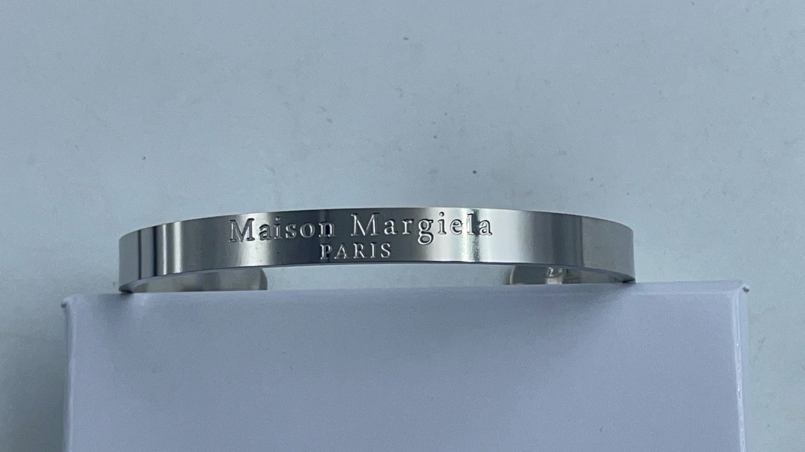  Maison Margiela Silver Tone Bracelet - Luxury Fashion Accessory