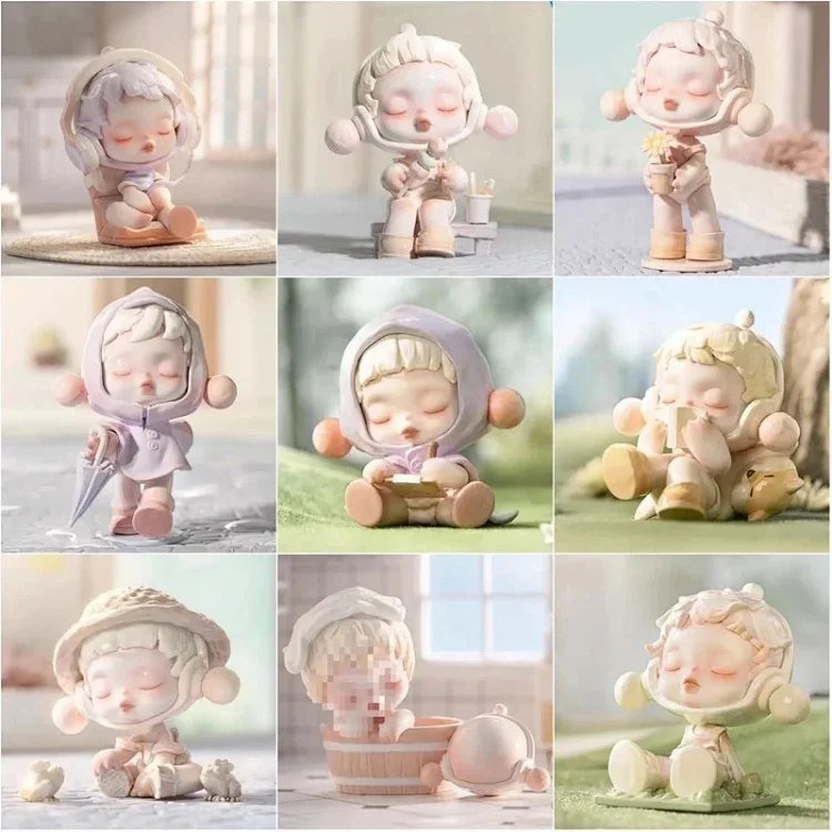 Motherland Version Temperature Bubble Mart Series Blind Box Figures Trendy Gift Ornaments Complete Set